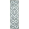 thumbnail image 2 of SAFAVIEH Chatham Diego Geometric Wool Runner Rug, Blue/Ivory, 2'3" x 7', 2 of 8