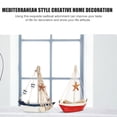 thumbnail image 2 of 4 piezas de modelos de veleros pequeños, decoraciones de barcos náuticos, decoraciones para fiestas náuticas, 2 of 4