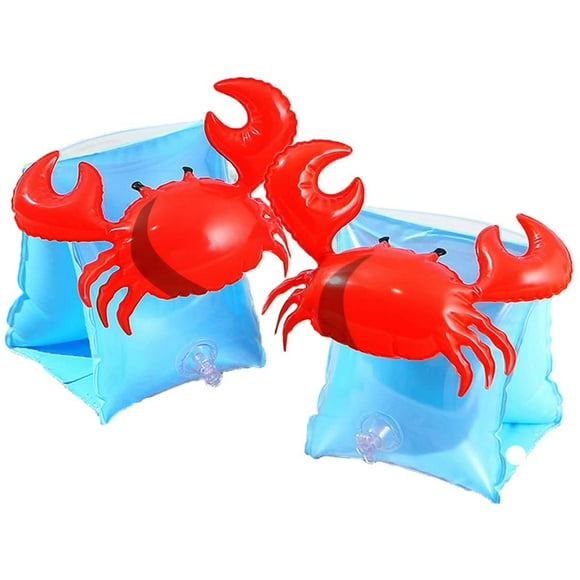 CPDD Inflatable Arm Bands Crabby Swimming Arm Floats Sleeves Water Wings for Kids Swimming Learners Crab -