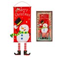 thumbnail image 2 of pitrice Christmas Banner Window Sign Christmas Window Flag Polyester Decorative Banner for Shop Bar Hotel, Snowflake, 2 of 7