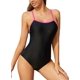 thumbnail image 1 of Traje de baño de Entrenamiento de una Pieza Boyleg para Mujer Traje de baño atlético con Espalda Cruzada Trajes de baño Negro-D G Negro-D G Xishao ropa, 1 of 2