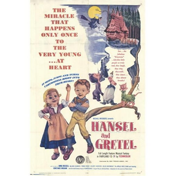 Posterazzi MOV203927 Hansel & Gretel Movie Poster - 11 x 17 in.
