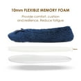thumbnail image 3 of Dream Pairs Womens Soft Memory Foam Slippers Slip-on Ballerina Winter House Slippers Bedroom Fuzzy Slippers Shoes BALLERINA NAVY Size 12, 3 of 6