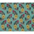 thumbnail image 4 of oneOone Cotton Flex Fabric Leaves & Floral Block Printed Craft Fabric BTY 40 Inch Wide, 4 of 4