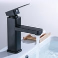Bathroom Faucet Counter Single Handle One Hole Vanity Modern Mixer Tap