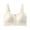 Bras - White, variant on Xdegoge Front Closure Bras For Women Easy On/Off Front Zip Bra Wide Strap Wireless Support Bralette Breathable Full Coverage Underwear Or Post-Surgery, Maternity & Daily Use