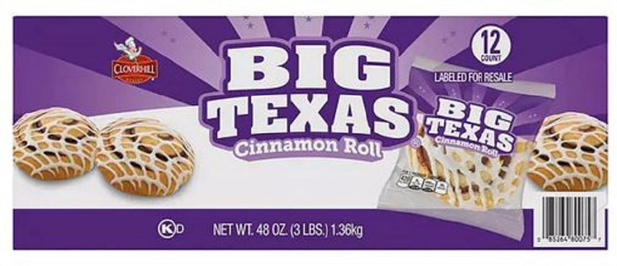 Big Texas Cinnamon Roll (4 oz., 12 pk.) pack of 2