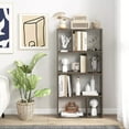 thumbnail image 3 of Laicejoy 48" Geometric Bookshelf, Open-back Bookcase w/ 8 Cubes, Home Free-standing Storage Shelf w/ 2 Anti-Toppling Devices, 3 of 7
