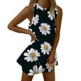thumbnail image 4 of Babysbule Liquidation de Robes pour Femmes Robe pour Femme Robes d'Été pour Femmes Plage Robe T-Shirt Imprimée Sans Manches Décontractée Ample Robe Débardeur, 4 of 6