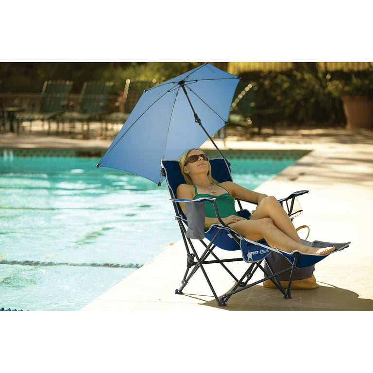 Sport Brella Recliner Chair Midnight Blue Walmart