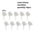 thumbnail image 1 of Boucles d'Oreilles Rondes en Acier Inoxydable Boucles d'Oreilles Crochets Bouchon d'Oreille pour Femmes Fabrication de Bijoux DIY Noël, 1 of 10