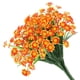 thumbnail image 4 of Ramo de crisantemo artificial Simulación Decoración floral Flor falsa de plástico Adorno para el hogar de la boda, Naranja, 6 piezas Inevent HA8869-06B, 4 of 6