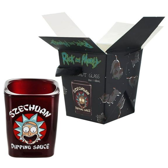Rick and Morty Szechuan Dipping Sauce Shot Glass