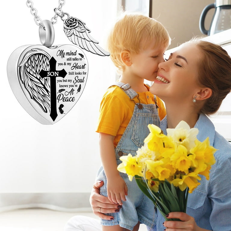 Necklaces for 2024 ashes for son