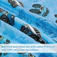 thumbnail image 5 of Viviland Kids Bed Sheet Set, Boys Twin Size Sheets, Microfiber Kids Fitted Sheet and Pillowcase, Breathable and Silky Soft, 3 Piece Jeep Trucks Printed Twin Bed Sheet, 5 of 9