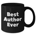 thumbnail image 2 of Funny Best Author Ever Quotes Gifts for Men from Friends on Father's Day - Black Author Mug, 2 of 4