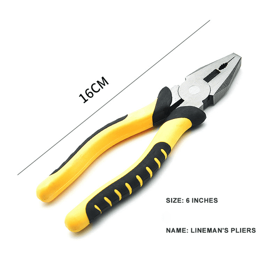 Industrial-grade Wire Cutters Multi-functional Pliers High Carbon Steel Needle-nosed Pliers, 6-inch and 8-inch Inclined Nozzles