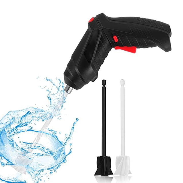 Mezclador de Resina Recargable con 2 Paletas Agitador de Epoxi de Mano Mezcla Eficiente para Manualidades Joyas y Moldes de Silicona sin Burbujas ANGGREK Otros