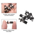 thumbnail image 4 of Uxcell 6.8mm Clavos de reparación para puertas de gabinete, pasadores de resorte con eje central de hierro, conector de panel de puerta, negro, 24 piezas, 4 of 7