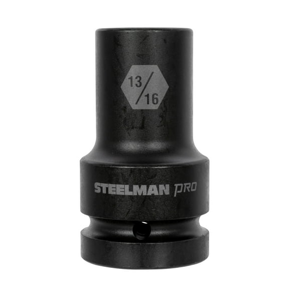 Steelman Pro 1-Inch Drive 13/16-Inch 6-Point Deep Impact Socket 60534