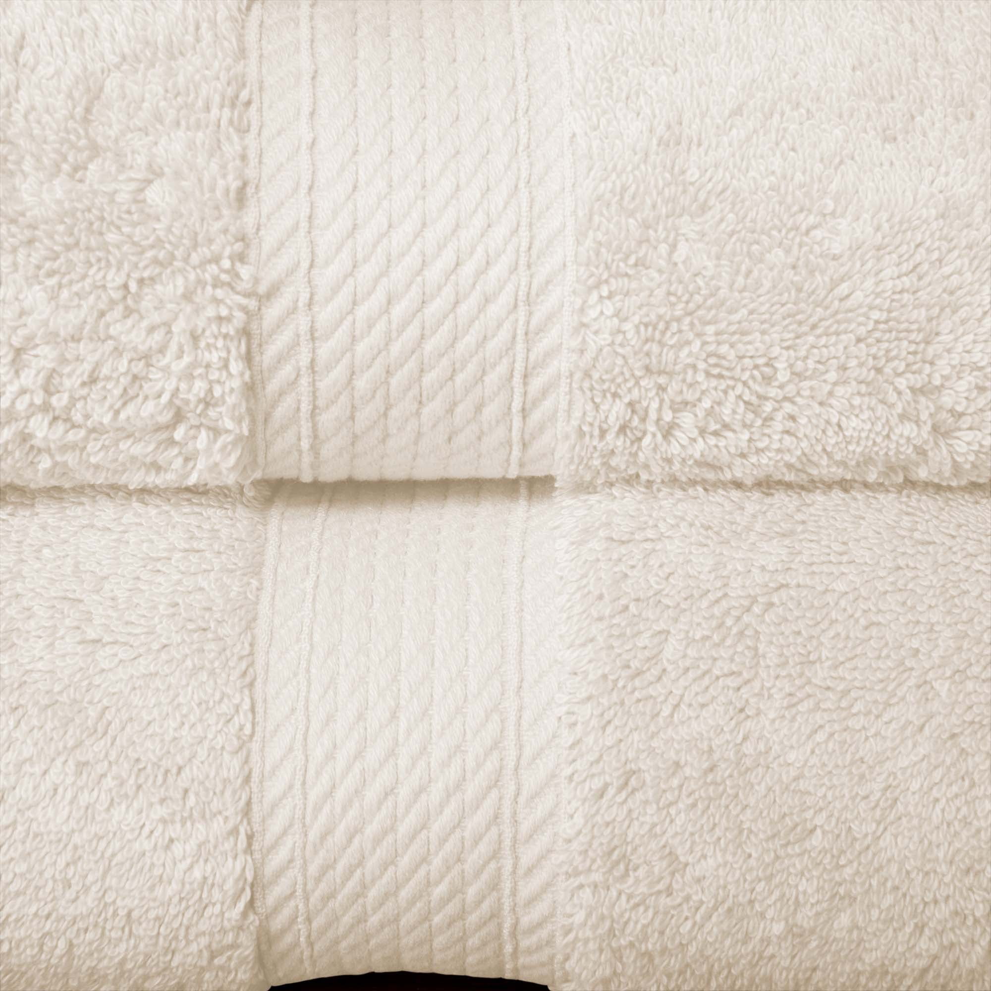 Superior Egyptian Cotton Heavyweight Bath Towel Set of 2, Cream