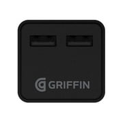 Griffin PowerBlock Dual Universal - Power adapter - 12 Watt - 2 output connectors (USB) - black