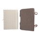 thumbnail image 1 of Organizador grande y plegable para juguetes, libros y artículos esenciales del armario Cesta de almacenamiento plegable marrón, 1 of 8