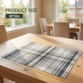 thumbnail image 7 of Unique Bargains Placemats Set of 6 Placemats for Kitchen Dining Table Washable Green, 7 of 7