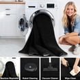 thumbnail image 5 of Arogan Soft Low Pile Rug Modern Area Rugs for Bedroom Living Room,Suitable for Boys Girls Teenagers and Adults with Super Soft Touch ,Black , 7' x 10', 5 of 8