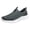 Dark Gray, variant on Women's Men's Mesh Walking Shoes Memory Foam Slip on Casual Sneakers Wide Width Breathable Workout Sports Shoe Grey Size 9
