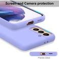 thumbnail image 3 of Compatible with Samsung Galaxy S21 Case,Soft Flexible Silicone Gel Rubber Bumper Cover,Slim Fit Full Body Shockproof Protective Phone Case for Samsung Galaxy S21 Nice Lavender Purple, 3 of 15
