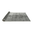 thumbnail image 2 of Ahgly Company Indoor Square Abstract Gray Modern Area Rugs, 4' Square, 2 of 4