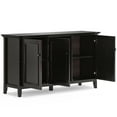 thumbnail image 5 of Simpli Home Amherst 60 in. W 3 Door Storage Cabinet in Hickory Brown, 5 of 11