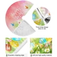 thumbnail image 2 of FMSHPON Easter Easter Theme Pattern Xmas Christmas Tree Skirt Stand Mat for Holiday Party Decoration Indoor Outdoor 36 inches, 2 of 6