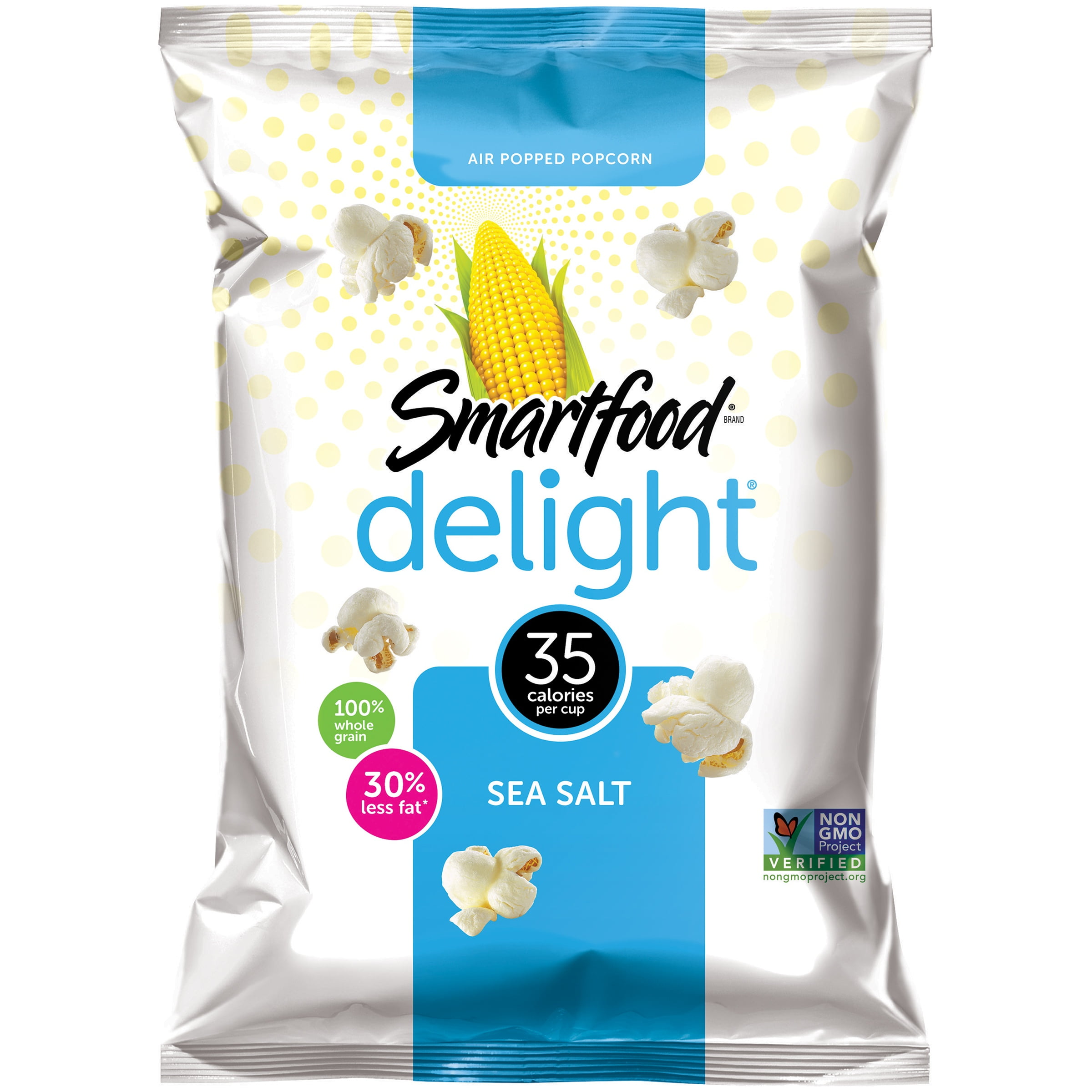 Smartfood Delight Sea Salt Air Popped Popcorn 1.625 oz. Bag