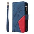 thumbnail image 2 of ELEHOLD Case for Google Pixel 9 Pro XL, Zipper Wallet Flip Case with Case Holder Card Slot Wrist Strap,Blue, 2 of 7