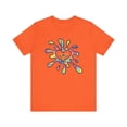 thumbnail image 4 of USVI Flag Splash Summer T-Shirt | Virgin Islands Madras Heart Tee | USVI Souvenirs Gift, 4 of 17