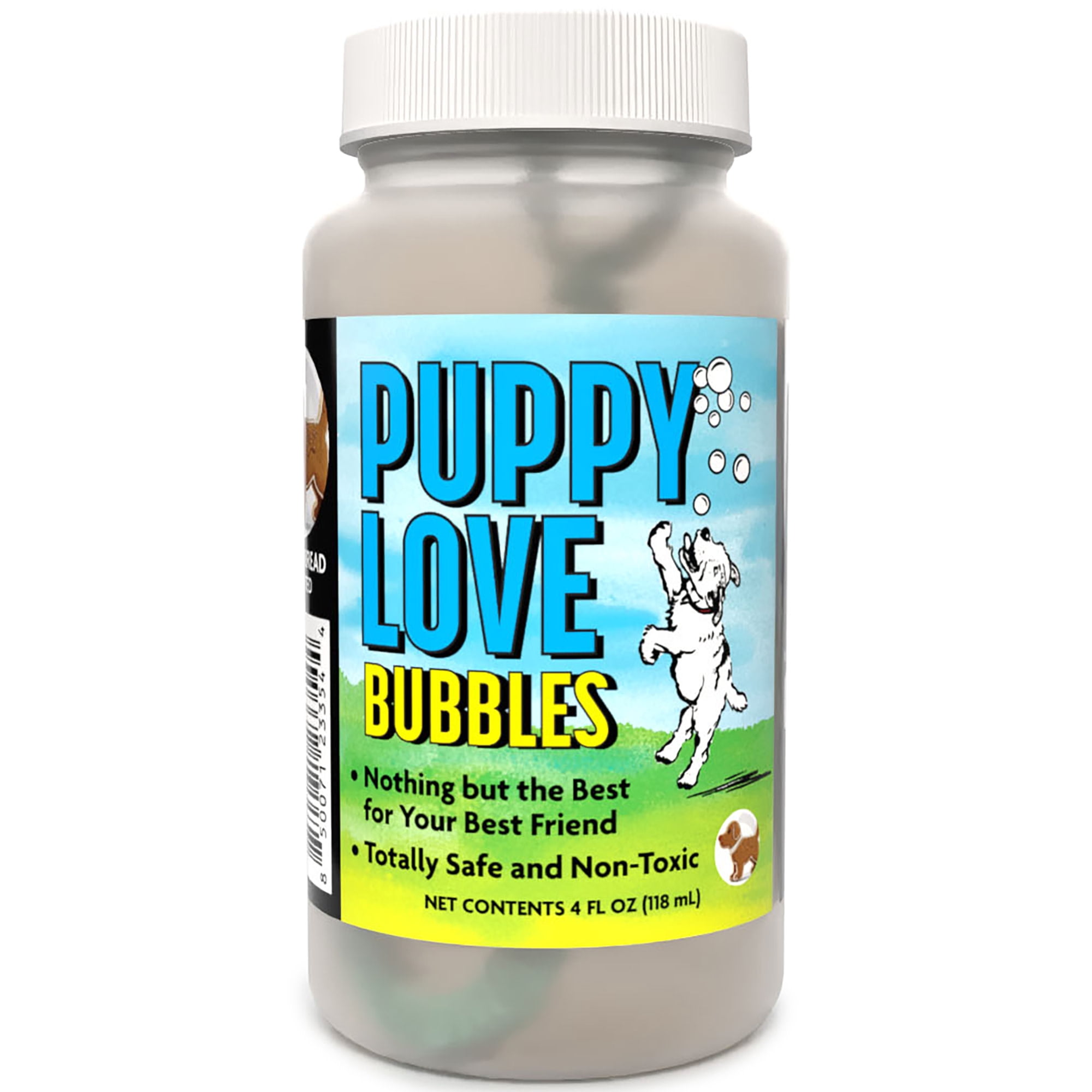 Atomic Bubbles: Puppy Love Bubbles - Gingerbread Scented 2 Pack - 4oz Bottles, Dog Interactive Toy, Pet Safe, Non-Toxic, In-Outdoor Play, Long Lasting