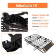 thumbnail image 4 of AKDSteel Panier de Porte-Bagages Universel, Transporteur de Cargaison en Acier 64x39/46x36 Pouces avec Rallonge Réglable, Capacité de 200 Lb pour VUS, 4 of 7