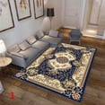 thumbnail image 2 of Retro Luxury Carpet Mat Non-slip Printing Floor Rug for Living Room Coffee Table Room Bedroom Decor 44 80*120cm, 2 of 8