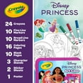 thumbnail image 6 of Crayola Disney Princess Art Case, 75 Pcs, Markers & Crayons Coloring Set, Travel Activity, Moana Ariel Gift for Girls & Boys,5+, 6 of 6