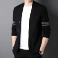 thumbnail image 3 of Nuevos abrigos de color sólido, moda coreana, cárdigan de punto, ropa para hombre, ofertas 2024, suéter de manga larga estilo para hombres, jerséis Y2k abiertos, 3 of 4