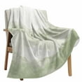 thumbnail image 6 of Sage Green Ombre Mountain Flannel Blanket for Bed, Nature Abstract Art Marble Soft Cozy Warm Couch Throw Blanket, Lightweight Fluffy Plush Bedding Blankets for Sofa Decor All Season 30"x40", 6 of 7