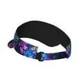 thumbnail image 2 of Balery Magic Colorful Forest Leaves Gorra deportiva con visera ajustable para mujer y hombre (talla única), 2 of 7