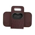 thumbnail image 1 of arctrm Auto Car Armrest Cushion Cup Holder Lightweight Modern Car Armrest Organizer Brown, 1 of 9