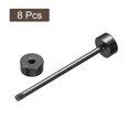 thumbnail image 3 of Unique Bargains 8Pack Metal Bag Strap Connect Buckles,38x42mm Purse Screw Fixing Rivets (Metallic Black), 3 of 7