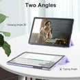 thumbnail image 5 of KOMI Case for Samsung Galaxy Tab A9 Plus 2023, Slim Stand Hard Back Shell Protective Smart Cover with Auto Sleep Wake Feature for Samsung Galaxy Tab A9 + 10.9" Tablet, Purple, 5 of 7