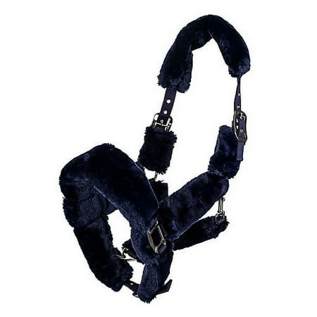 UPC: 0840151626021 | Gatsby Faux Sheepskin Breakaway Halter Reg Navy