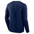 thumbnail image 3 of Men's Navy Minnesota Timberwolves Let's Go Long Sleeve T-Shirt, 3 of 3