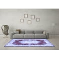thumbnail image 3 of Ahgly Company Machine Washable Indoor Rectangle Medallion Blue French Area Rugs, 2' x 5', 3 of 4